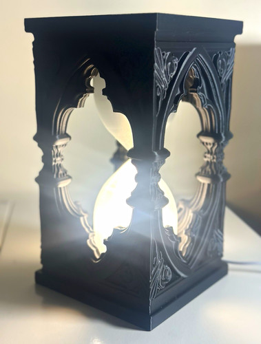 Black gothic hourglass usb - black,
