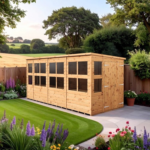 Empire pent potting shed - potting,