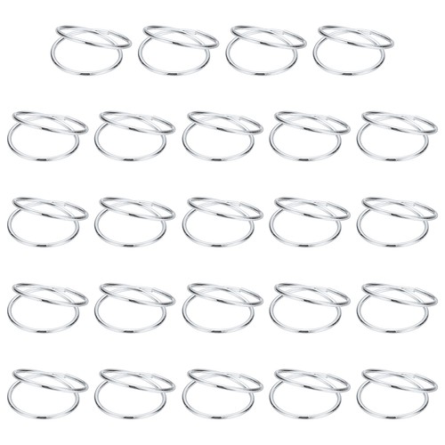 24pcs napkin rings spiral - rings,