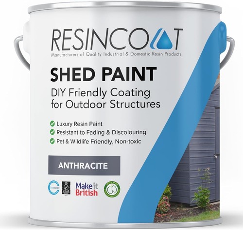 Resincoat garden shed paint - garden,