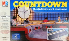 MB Games Countdown Word Game (10+) - Vintage 1986 - Used Complete