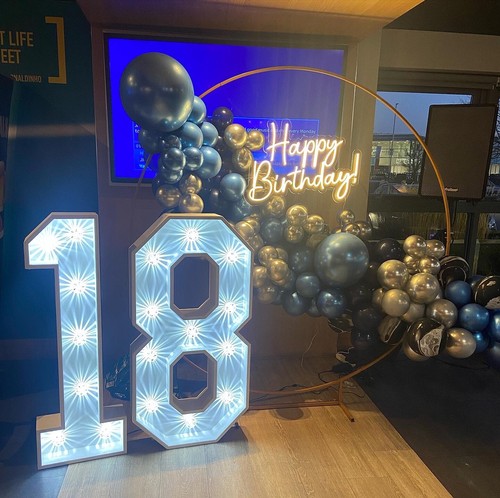 4ft light numbers for hire - light,