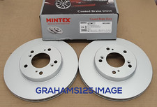 BRAKE DISCS X2 282mm VENTED FRONT FITS HONDA HR-V INTEGRA MINTEX MDC998C