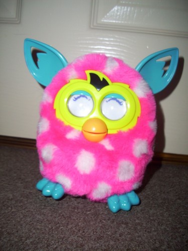 Furby boom pink white - furby,