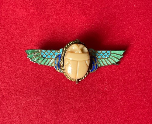 Vintage antique scarab beetle - vintage,