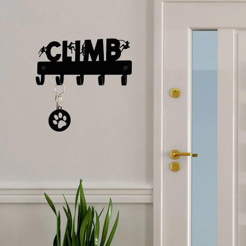 Rock climber climb key holder - climb, holder-