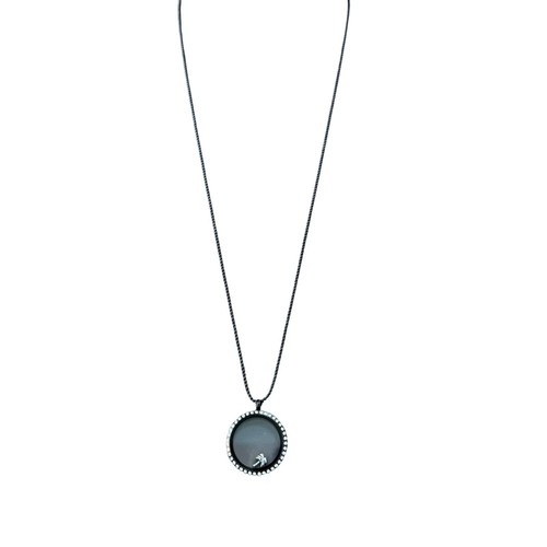 Origami owl necklace black - necklace,