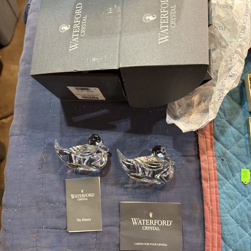 Waterford crystal ducks clear - waterford,