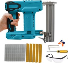 Cordless Brad Nailer for Makita 18V Battery, 2-in-1 Electric Brad Nailer/Stapler