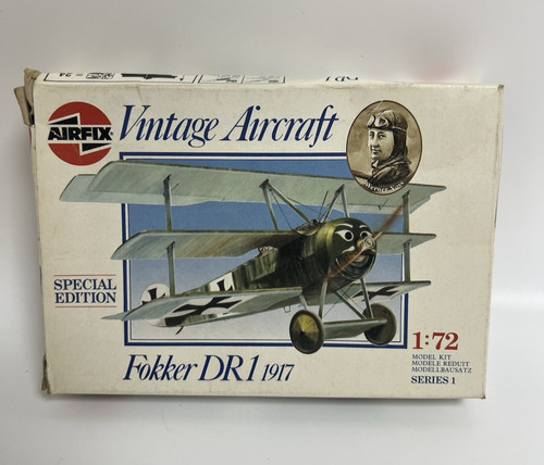 Vintage airfix fokker - fokker, dr1