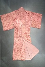 1970s Silk Kimono Robe: Handmade Japanese Vintage Boho / pure silk