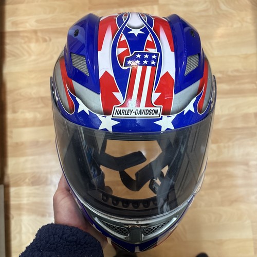 Harley red white blue - white,