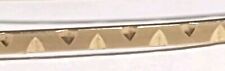 VINTAGE STYLE 9CT SLAVE GOLD BANGLE HALLMARKED SLIM  LIGHT WEIGHT  2 AVAILABLE 