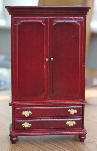 Dolls house mahogany colour - dolls,