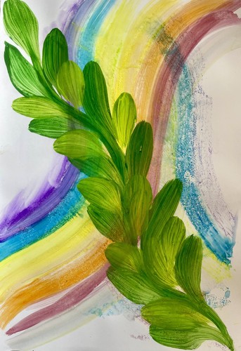 Modern abstract painting - modern,