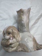 Miquel Requena Dog with Ladybird (no chips or cracks) Spain Vintage Collectibles