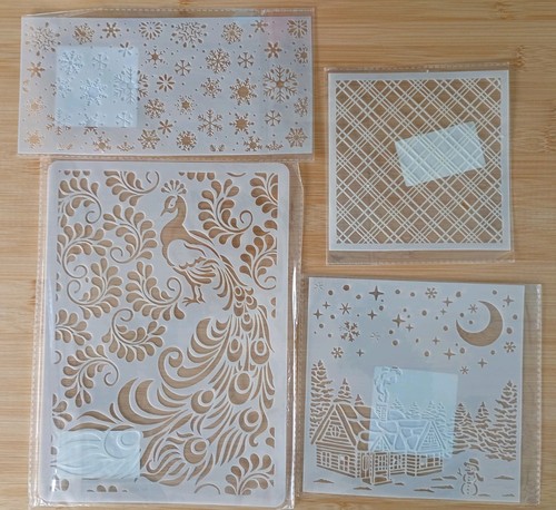 Plastic stencils christmas - stencils,,