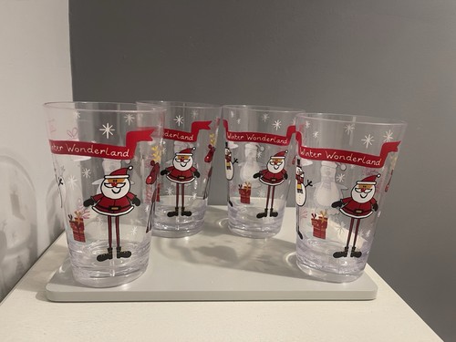 Vintage christmas tumblers - vintage,