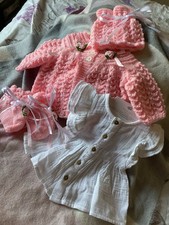 BN Hand Knitted Pram Set To