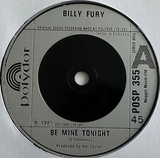 Billy Fury - Be Mine Tonight -