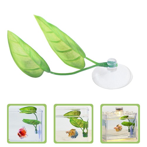 2pcs betta leaf hammock - leaf, fish