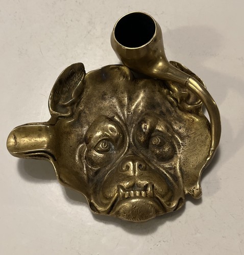 Victorian brass bulldog - victorian,