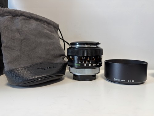 Canon 55mm 2 chrome - f/1.2,