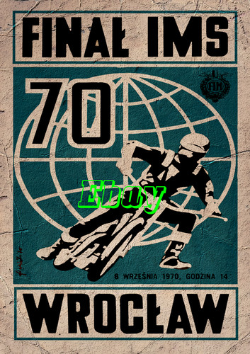 Speedway 1970 retro aged look - retro,