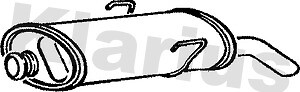 Klarius box with tail pipe