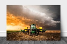 Tractor Metal Print: Kansas
