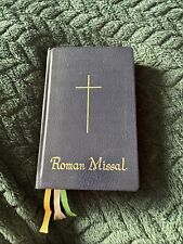 Vintage Roman Missal English Edition 1973 Revised 1985 CBC Blue Leather Bound