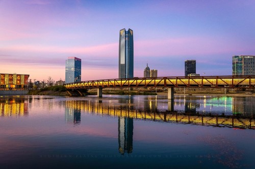 Devon tower and okc skyline - and,