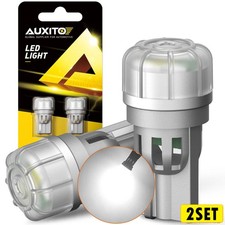 2Set AUXITO 168 T10 194 Interior LED Bulbs Light License Map Side Super Marker W