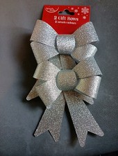 Pack of 2 16cm Glittered