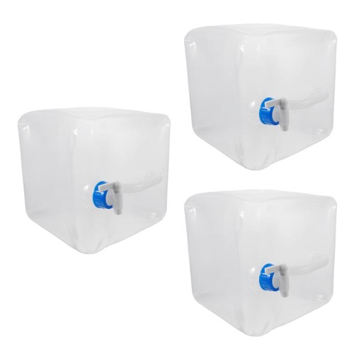 3pcs transparent collapsible - transparent,
