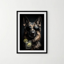 A4 German Shepherd Cocktail