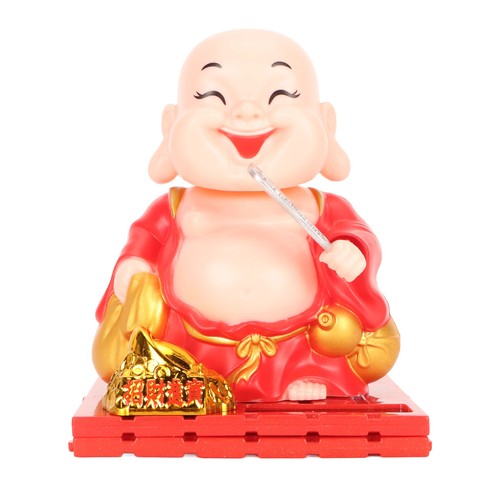 Solar buddha figurine maitreya - buddha,