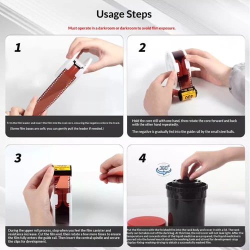 Film developing kit 135 120 - 135,