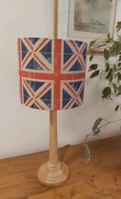 Lampshade Union Jack Flag 20cm Drum Red White & Blue Patriotic Handmade