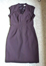 Reiss Maroon Dress UK10 VGC