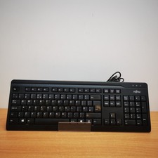 Fujitsu KB410 Black Wired