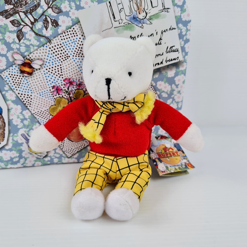 Vintage rupert bear soft toy - bear,