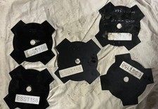 5 x Strimmer Brushcutter Blade 4 Tooth 200mm 20mm 4/200/20/14