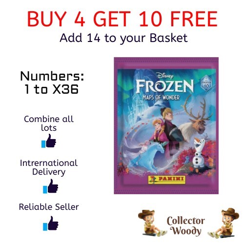 Frozen maps wonder panini - wonder,