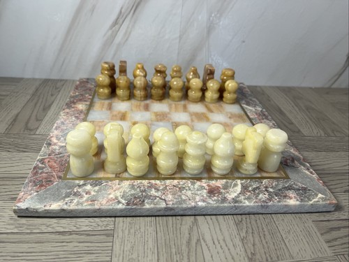 Marble chess set board - &,