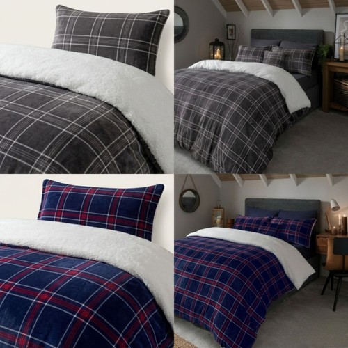 Luxury check printed flannel - check,