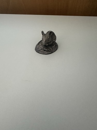 Sterling silver field mouse - silver,