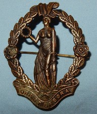 1915-1917 WW1 WOMEN'S LEGION REGIMENT MILITARY CAP BADGE WORLD WAR I GENUINE