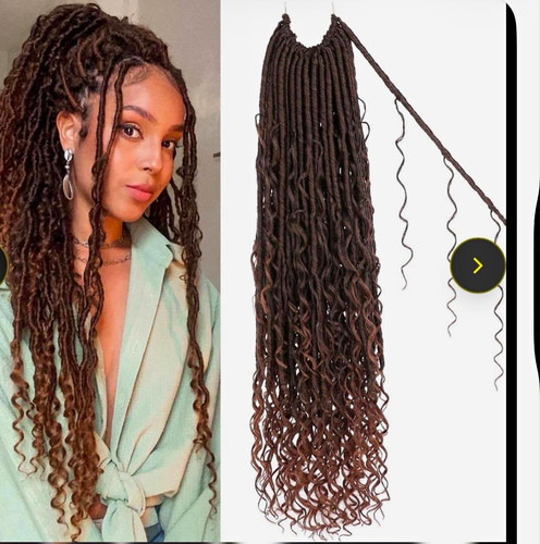 Curly ombre faux - ombre,