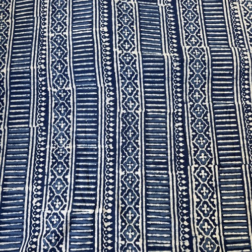 Indian hand block print fabric - indian,